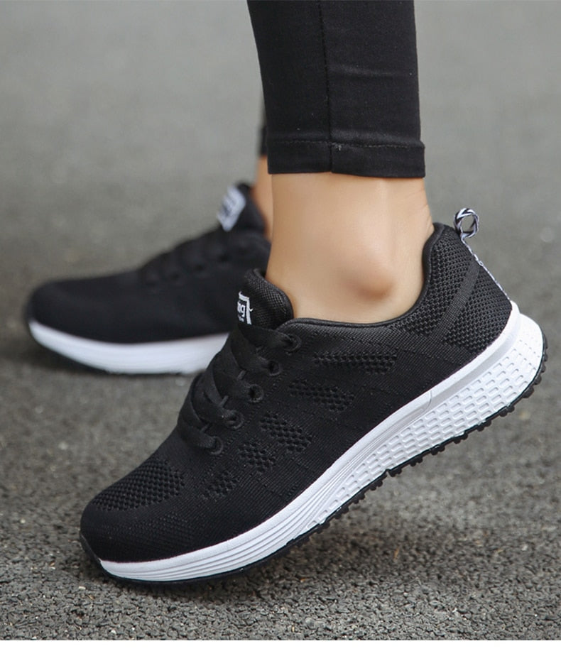 Bequeme Damen-Freizeitschuhe – Orthopädische Sneaker für Alltag & Spaziergang – Ergonomisch, Atmungsaktiv, Leicht, Rutschfest