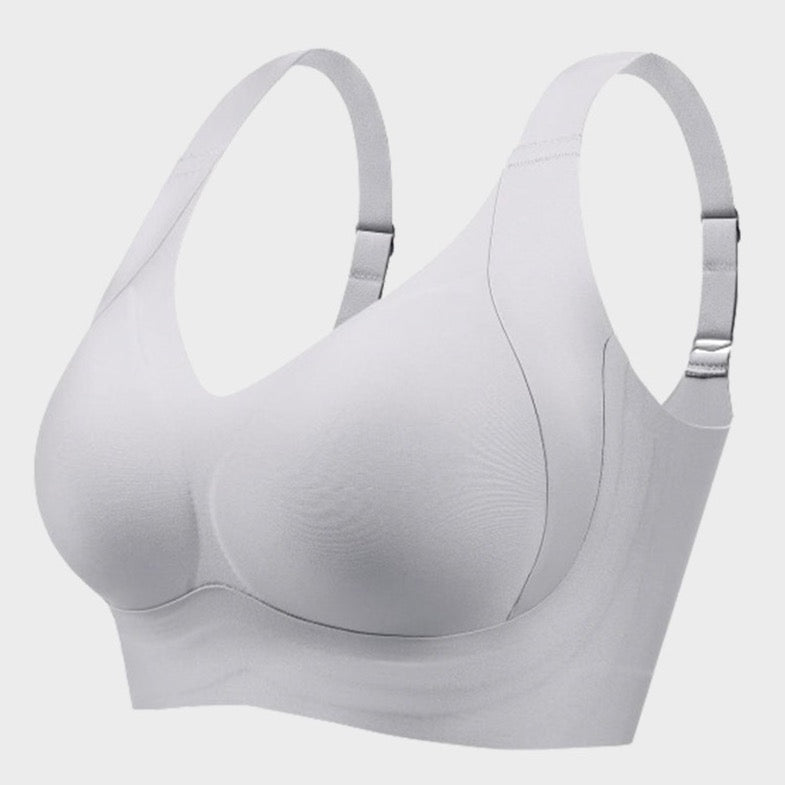 SheCurve BH | Grauer Shaper-BH minimizer bh ohne bügel mit breiten Trägern