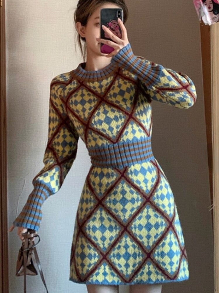 WOLF Sexy Kurz Gelb Pullover Lang Ärme