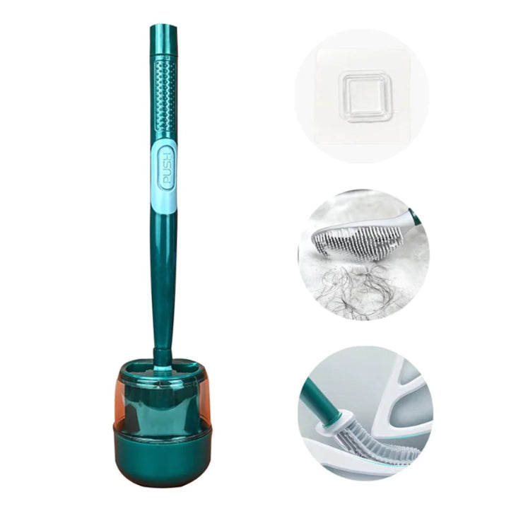 Hygienische Toilettenbürste mit Seifenspender für schnelle Reinigung - stilvoll, hochwertig & langlebig