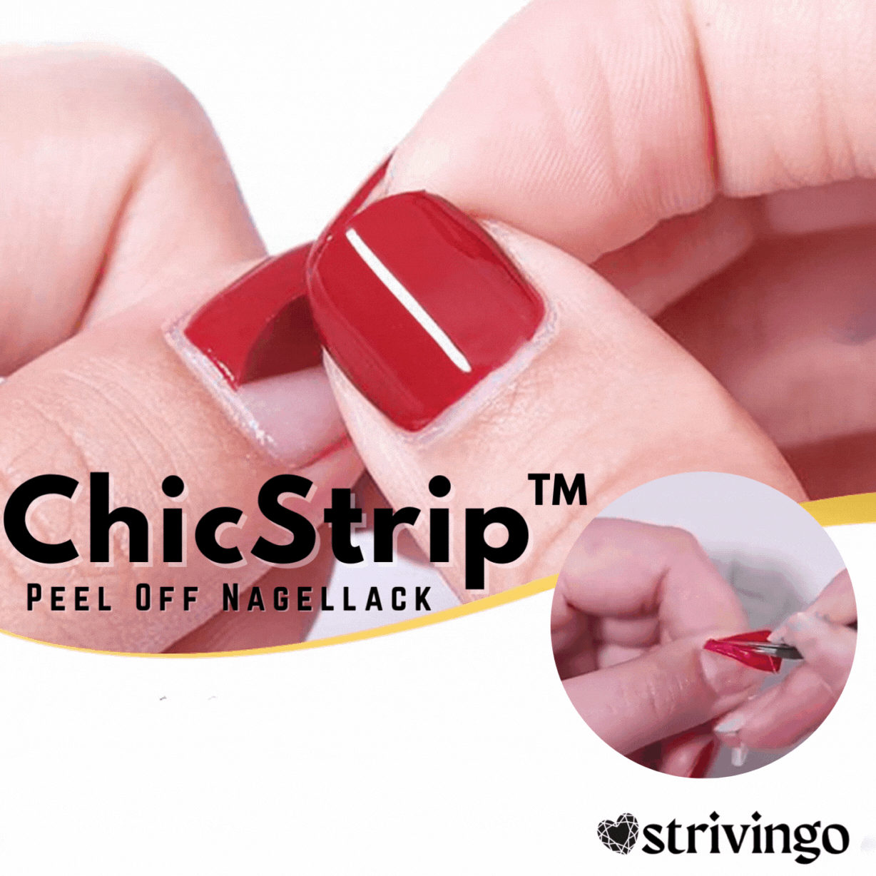 ChicStrip™ Peel Off Nagellack | 1+1 GRATIS! (Füge 2 Artikel in deinen Warenkorb hinzu)