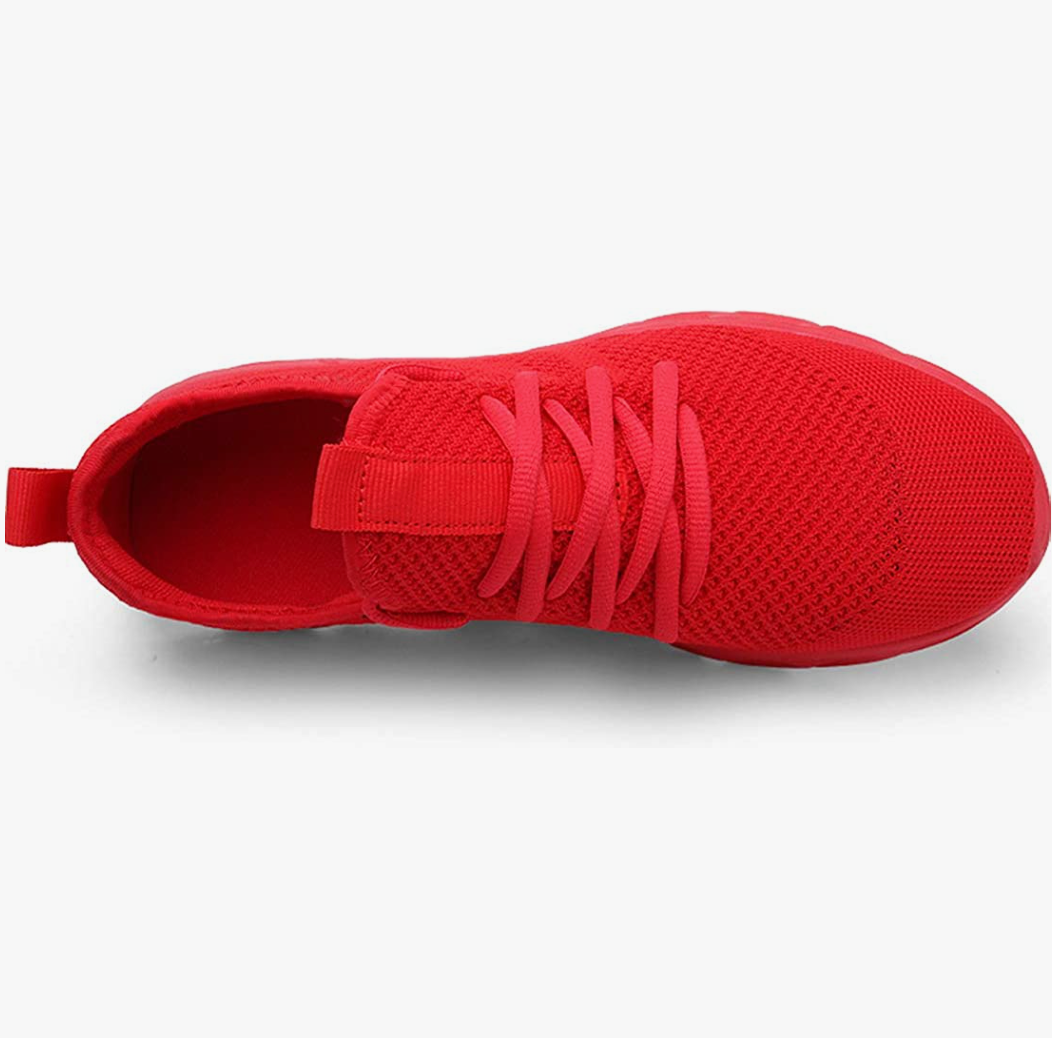 DamenLaufschuheTurnschuheSportschuheSneakerRunningTennisSchuheFreizeitStrassenlaufschuheFashionLeichtgewichtsAtmungsaktivWalkingschuheOutdoorFitnessJoggingSportsschuhe_rot2