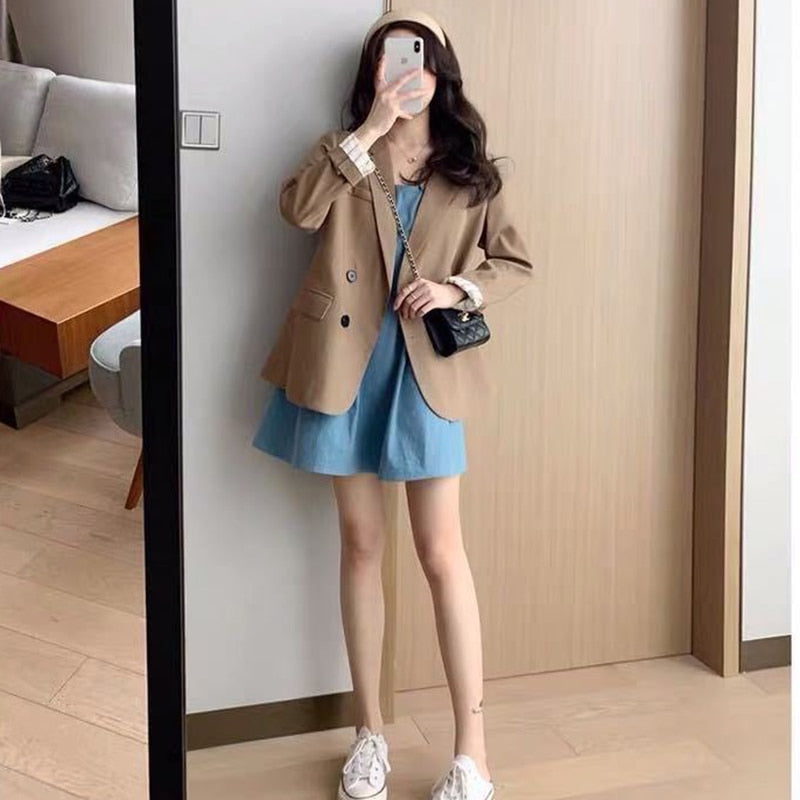 WOLF Blazer Basic Outwear Einreihige Oberteile mit Kerben