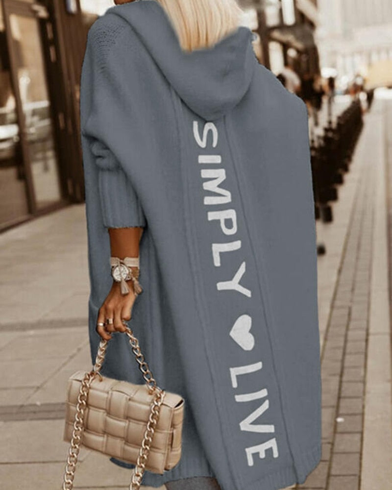 WOLF Volle Ärmel Lose Mantel