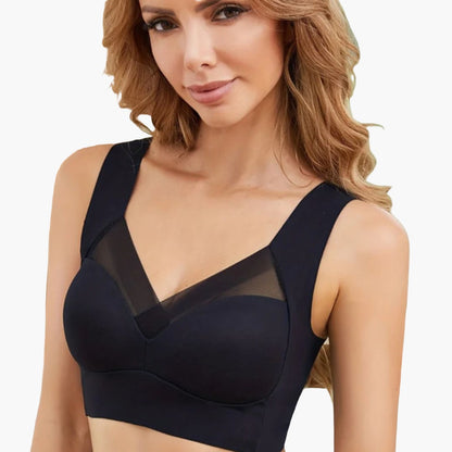 Komfort BH | Premium Nahtloser Rückenfreier BH Damen Ohne Bügel