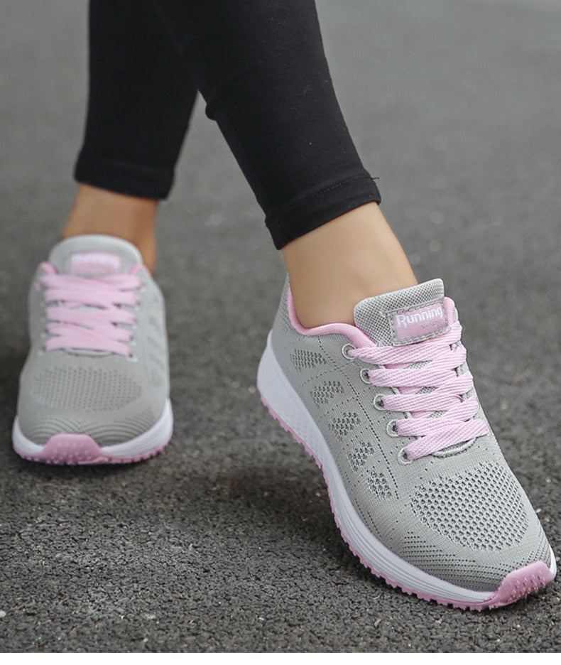 Bequeme Damen-Freizeitschuhe – Orthopädische Sneaker für Alltag & Spaziergang – Ergonomisch, Atmungsaktiv, Leicht, Rutschfest