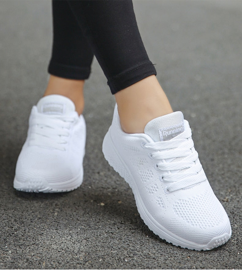 Bequeme Damen-Freizeitschuhe – Orthopädische Sneaker für Alltag & Spaziergang – Ergonomisch, Atmungsaktiv, Leicht, Rutschfest