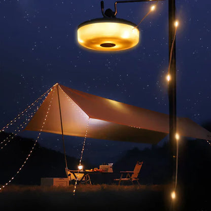 Aufrollbare Lichterkete - LED-Campinglichterkette
