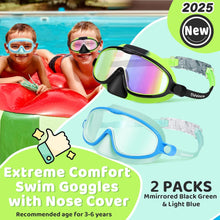 Lade das Bild in den Galerie-Viewer, 1+1 Gratis | AquaShield™ - HD-Großrahmen-Schwimmbrille für Kinder
