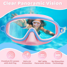 Lade das Bild in den Galerie-Viewer, 1+1 Gratis | AquaShield™ - HD-Großrahmen-Schwimmbrille für Kinder
