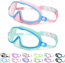 Lade das Bild in den Galerie-Viewer, 1+1 Gratis | AquaShield™ - HD-Großrahmen-Schwimmbrille für Kinder
