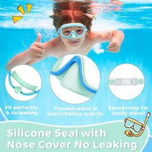 Lade das Bild in den Galerie-Viewer, 1+1 Gratis | AquaShield™ - HD-Großrahmen-Schwimmbrille für Kinder
