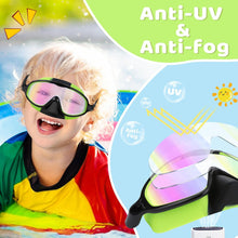 Lade das Bild in den Galerie-Viewer, 1+1 Gratis | AquaShield™ - HD-Großrahmen-Schwimmbrille für Kinder
