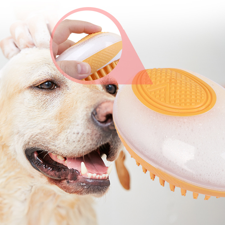 1+1 Gratis | FurryFresh™ Hunde-Katzen-Badebürste 2-in-1 zum Baden und Pflegen