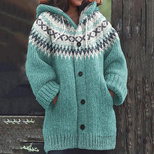 Lade das Bild in den Galerie-Viewer, Gemütliche Damen Strickjacke mit Knopfleiste

