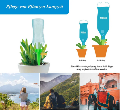 Bewässerungssystem Wasserspender für Pflanzen I Automatische Bewässerung für Garten, Pflanzen, Blumen