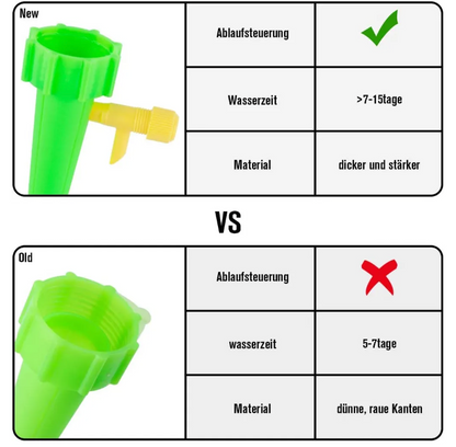 Bewässerungssystem Wasserspender für Pflanzen I Automatische Bewässerung für Garten, Pflanzen, Blumen