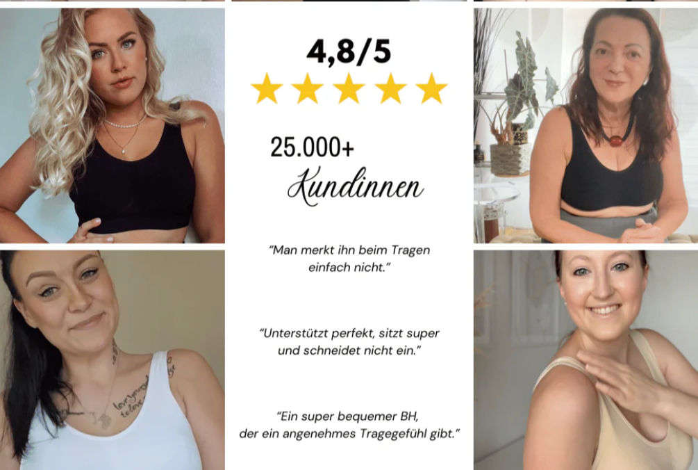 2+1 Gratis LIDOYA BH - Spare 85€ im Paket