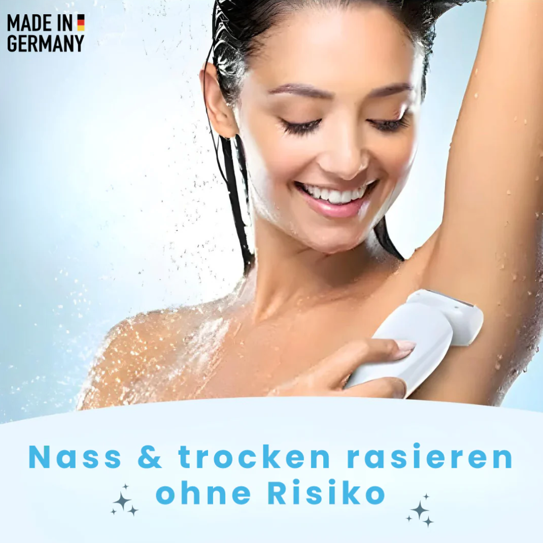 pureskinpro-blue, PureSkin PRO wasserdichter Damen-Rasierer für seidig glatte Haut - schmerzfrei, nass & trocken_lieblingsladen_3