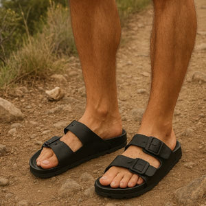 Birken Slip on Sandalen | Ergonomische Camping/Outdoor-Sandalen für Herren