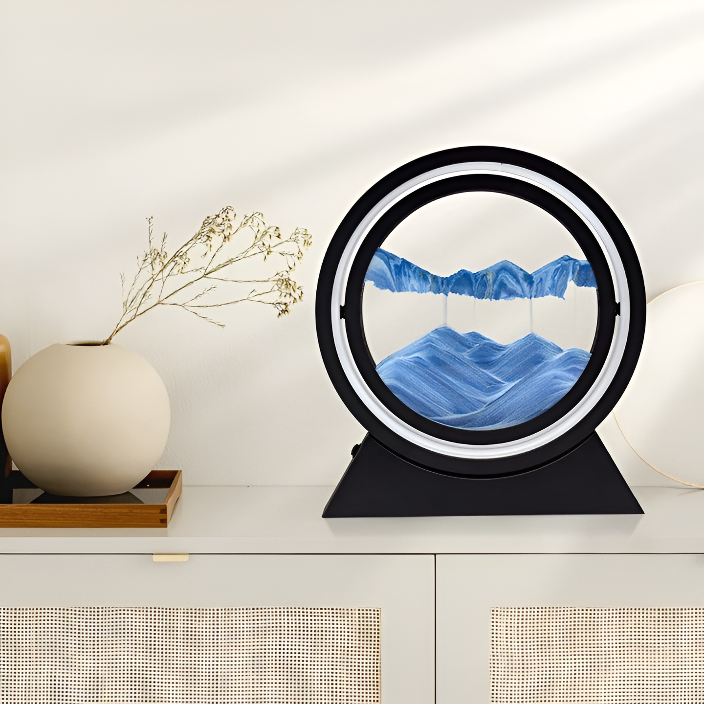 Sands of Time - Sand Art LED Tischlampe - Rotierende Sand Art Lampe