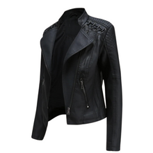 Lade das Bild in den Galerie-Viewer, Lana - Stylishe &amp; Zeitlose Damen Lederjacke
