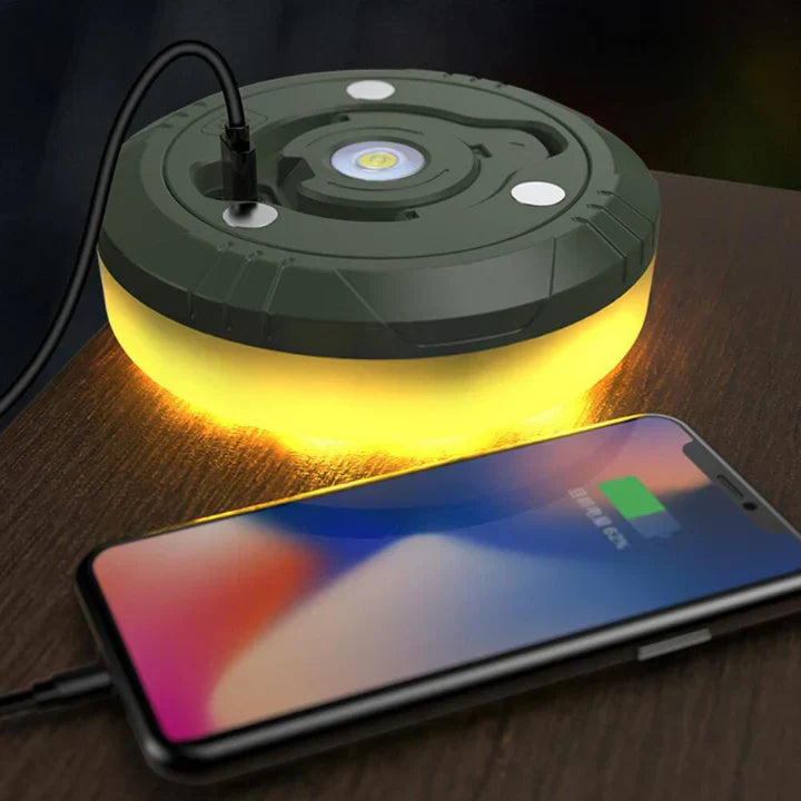 Aufrollbare Lichterkete - LED-Campinglichterkette