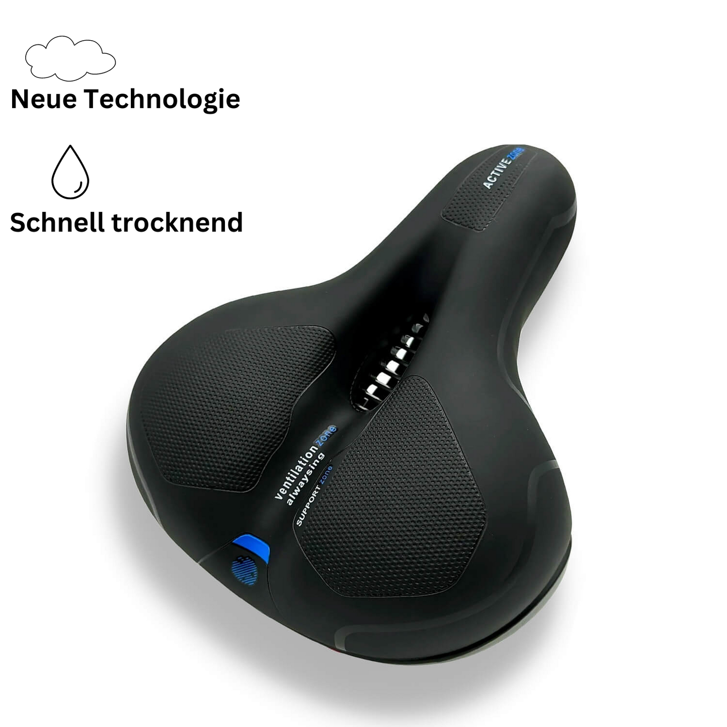 Fahrradsattel Testsieger - Endlich Schmerzfrei Radfahren_Lieblingsladen_blau