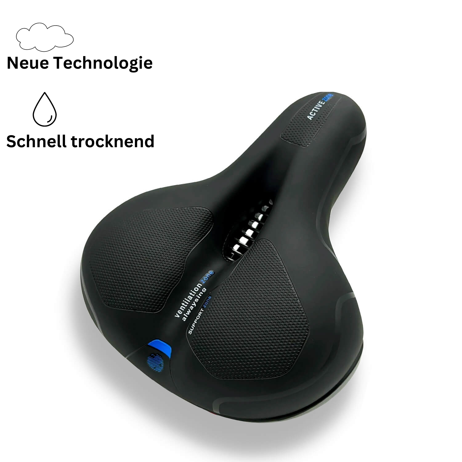 Fahrradsattel Testsieger - Endlich Schmerzfrei Radfahren_Lieblingsladen_blau