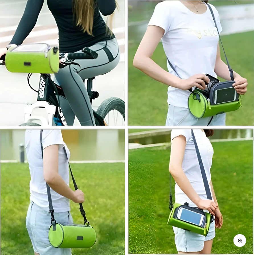Fahrradtasche mit Touchscreen - Testsieger_grün_5