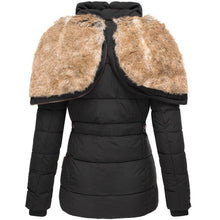 Lade das Bild in den Galerie-Viewer, Eleganter Damen-Wintermantel mit Fellkapuze
