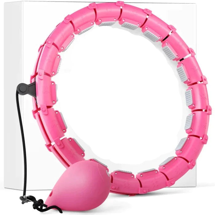 HULA HU - Hula Hoop Reifen mit Gewicht Kugel - perfekt zum Abnehmen - Testsieger