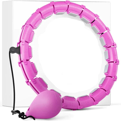 HULA HU - Hula Hoop Reifen mit Gewicht Kugel - perfekt zum Abnehmen - Testsieger