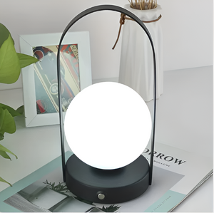 OrbitaLED - Kabellose Orb-Tischlampe - Wiederaufladbar & Rostfrei