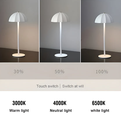 Umbri Light - Tragbare, berührungsgesteuerte LED-Schirmlampe