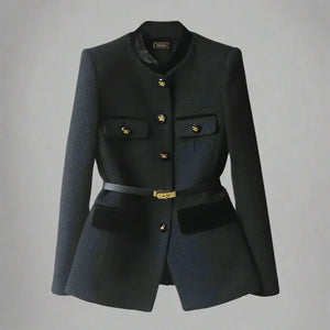 Eleganter Damen Wollmantel klassisch