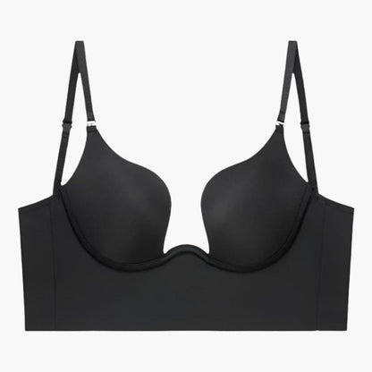 Komfit Stütz Bh | Super push up U-förmiger rückenfreier Bh