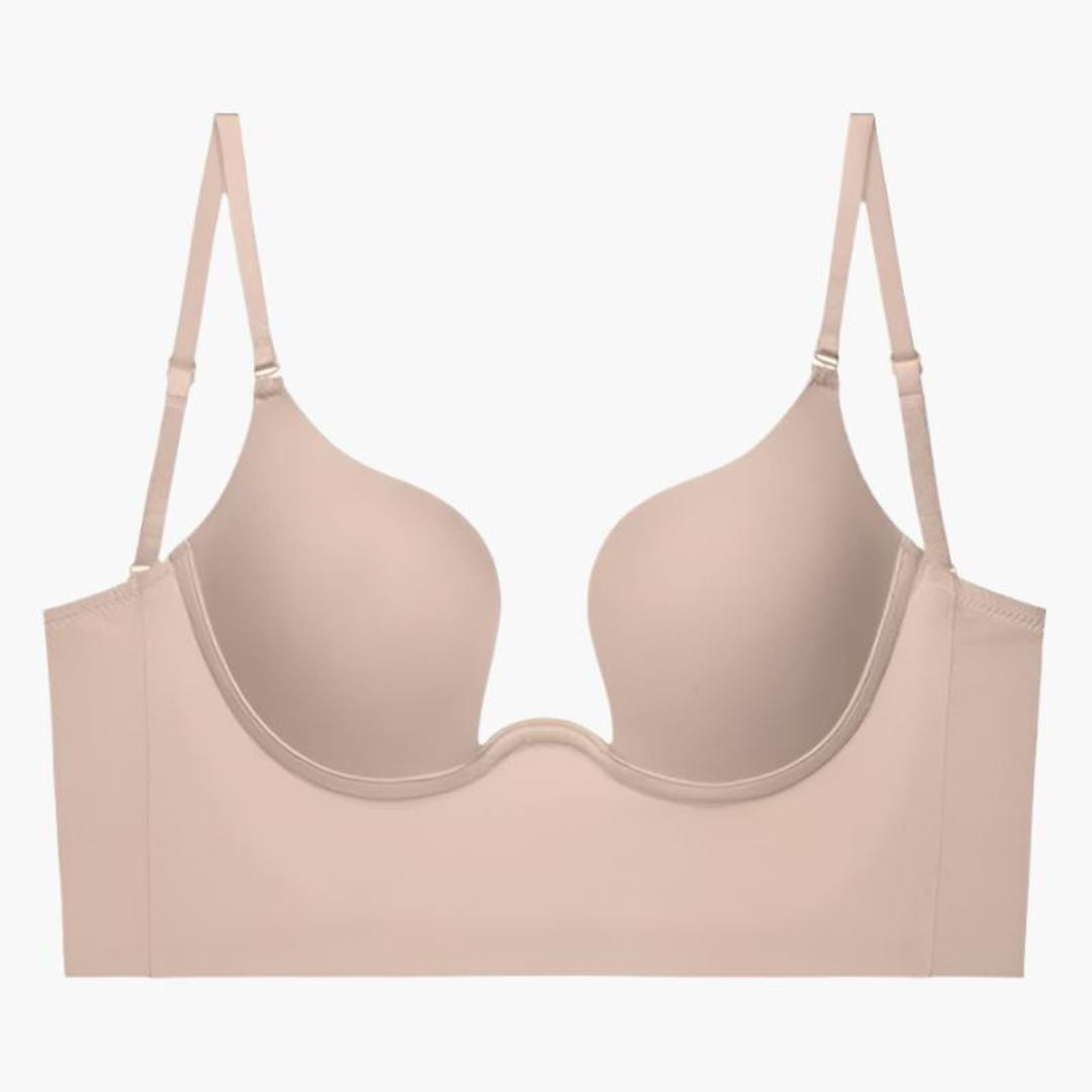 Komfit Stütz Bh | Super push up U-förmiger rückenfreier Bh