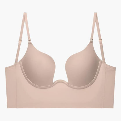 Komfit Stütz Bh | Super push up U-förmiger rückenfreier Bh