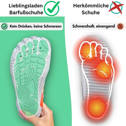 Unisex-Barfußschuhe "Expert Pro" für gesundes Laufen - leicht, rutschfest, flexibel