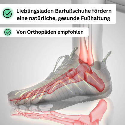 Unisex-Barfußschuhe "Expert Pro" für gesundes Laufen - leicht, rutschfest, flexibel