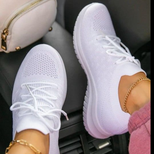 Orthopädische Damen-Sneakers - superleicht, rutschfest, atmungsaktiv weiß_3