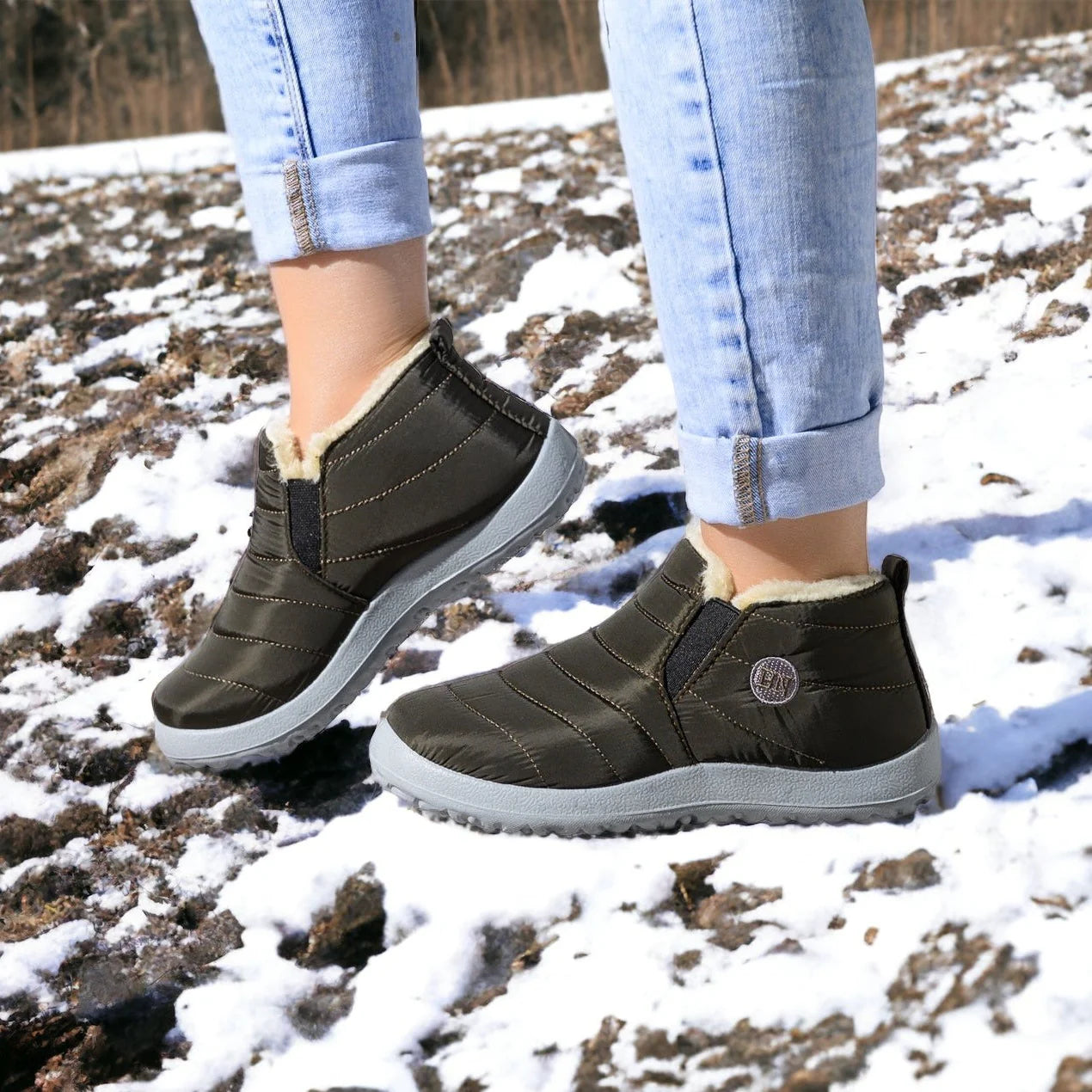 Orthopädische gefütterte Winterstiefel / Winterboots "Blina" - warm, bequem & stilvoll