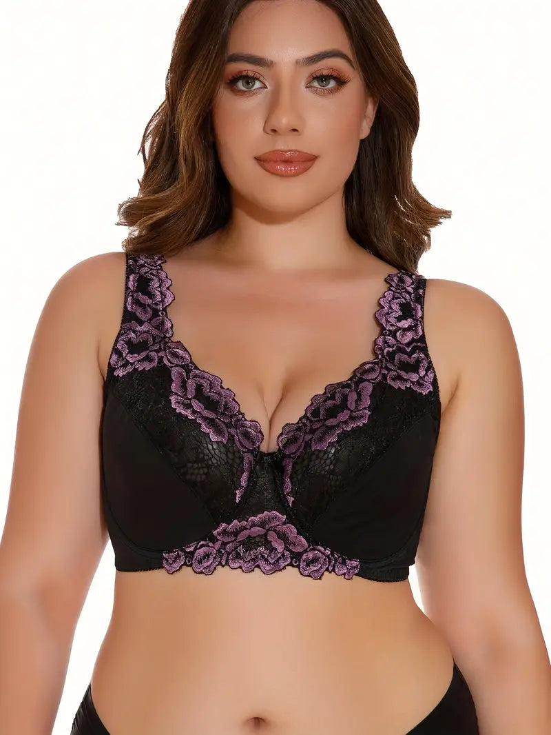 Curve & Lift l Plus Size Damen Spitzen-BH