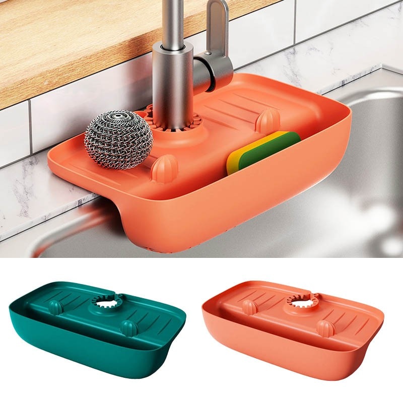 1+1 Gratis | FlexiSink™ Silikon Wasserhahn Matte, Spüle, Tablett