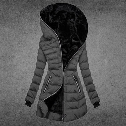 Stilvolle warme Winterjacke für Damen