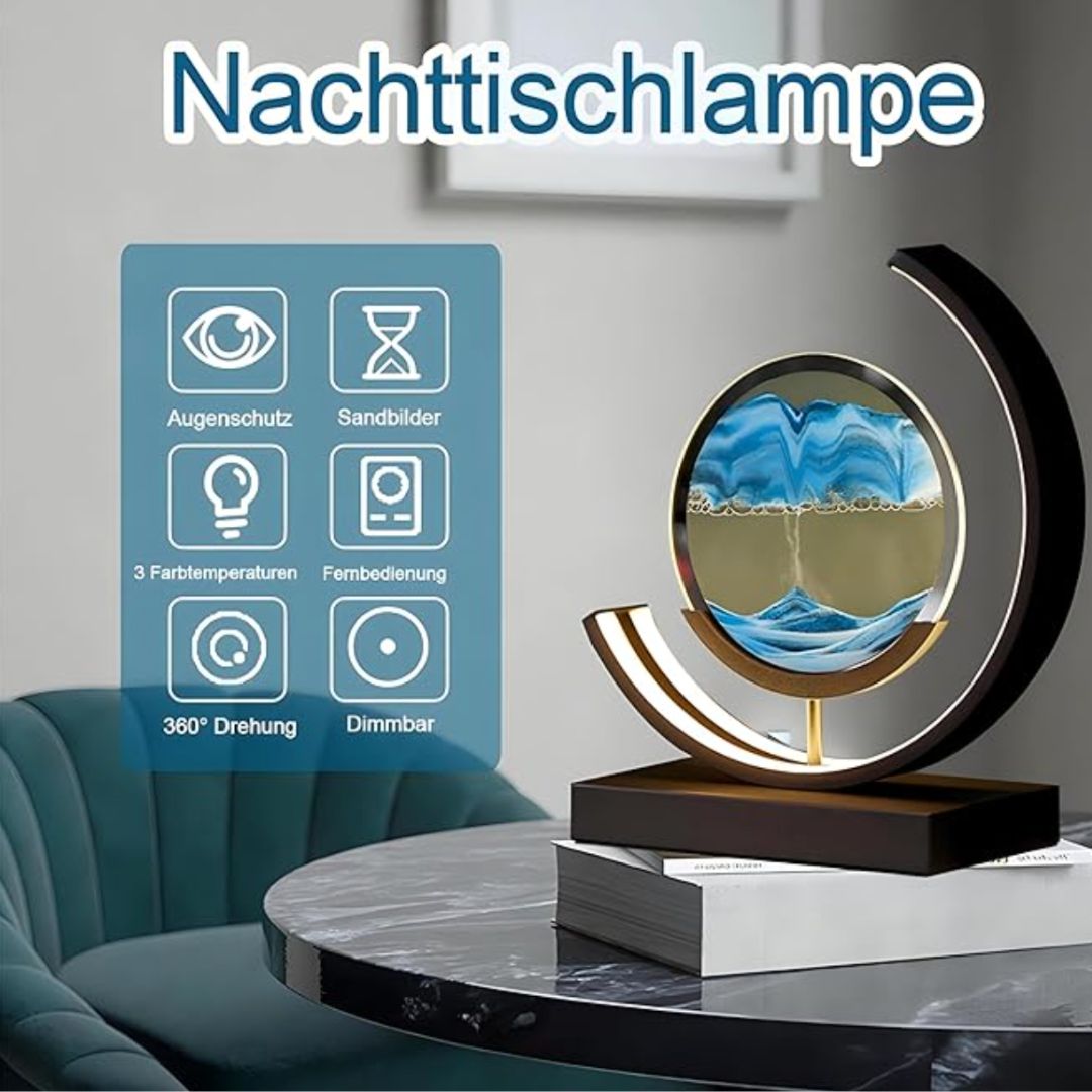 Sandscape light™ V2 | Die Kunst des Sandes der Tiefsee - wunderschön, vielseitig, mit Beleuchtung