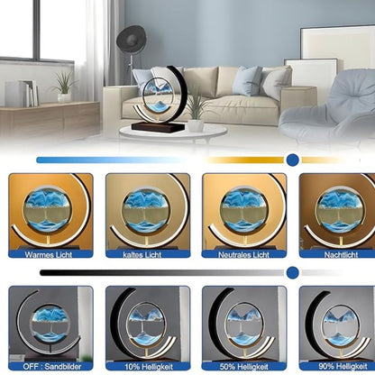 Sandscape light™ V2 | Die Kunst des Sandes der Tiefsee - wunderschön, vielseitig, mit Beleuchtung