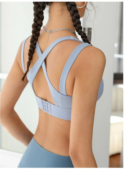 Letica l Damen Push Up Yoga Sport gepolsterter BH