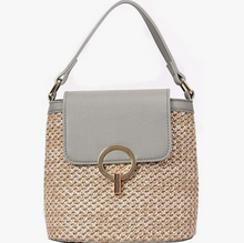 Lade das Bild in den Galerie-Viewer, Stroh-Handtasche, Strandtasche &quot;Eva&quot; - chic für den Sommer
